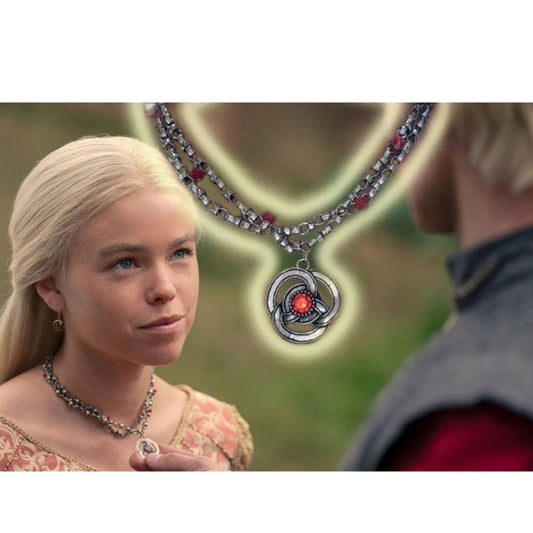 Rhaenyra's Ruby Dragon Necklace